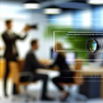 alt_text: A vibrant office scene showcasing technology and collaboration, highlighting business automation benefits.