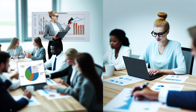 alt_text: A professional guide cover featuring workflow analysis in small business settings, with charts and teamwork.