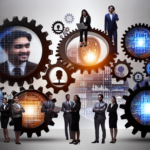 alt_text: Cover image for "Business Automation Case Studies" featuring gears, data, and diverse professionals.