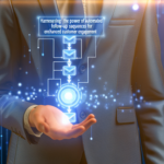 alt_text: Cover for "Automated Follow-Up Sequences" featuring flowchart, tech visuals, and professional design.